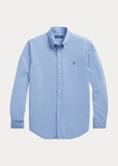 Polo Ralph Lauren Garment-Dyed Oxford Skjorte Herre Danmark (PZDSB6925)